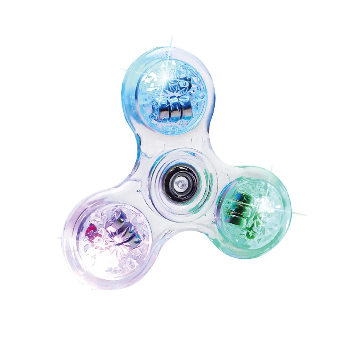Luminous LED light Fidget Spinner, Hand Top Spinners Glow in Dark Light EDC Figet Spiner, Finger Stress Relief Toys